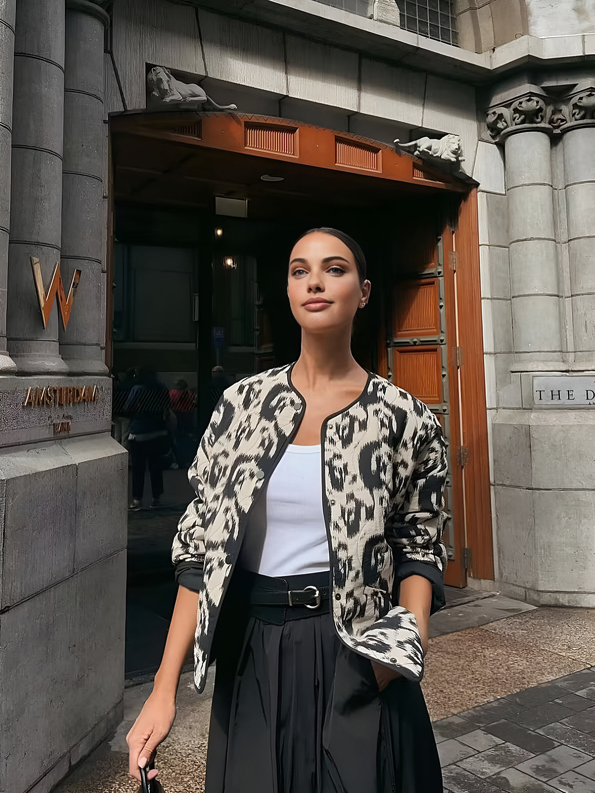 La Vie │ Manteau à col ras du cou