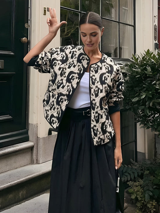 La Vie │ Manteau à col ras du cou