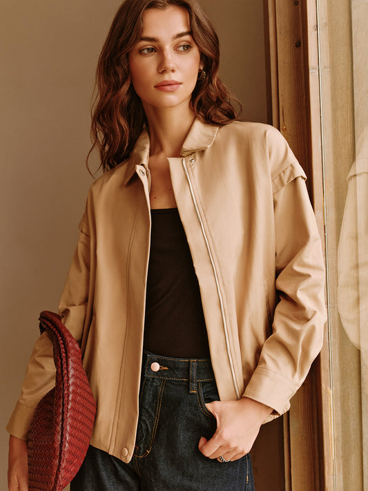 La Vie │ Veste à boutons et fermeture éclair