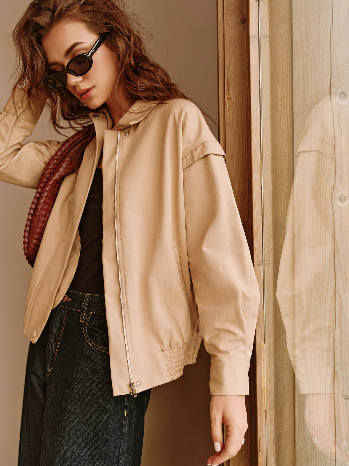 La Vie │ Veste polo à fermeture éclair