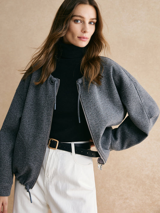 La Vie │ Veste à fermeture éclair ample