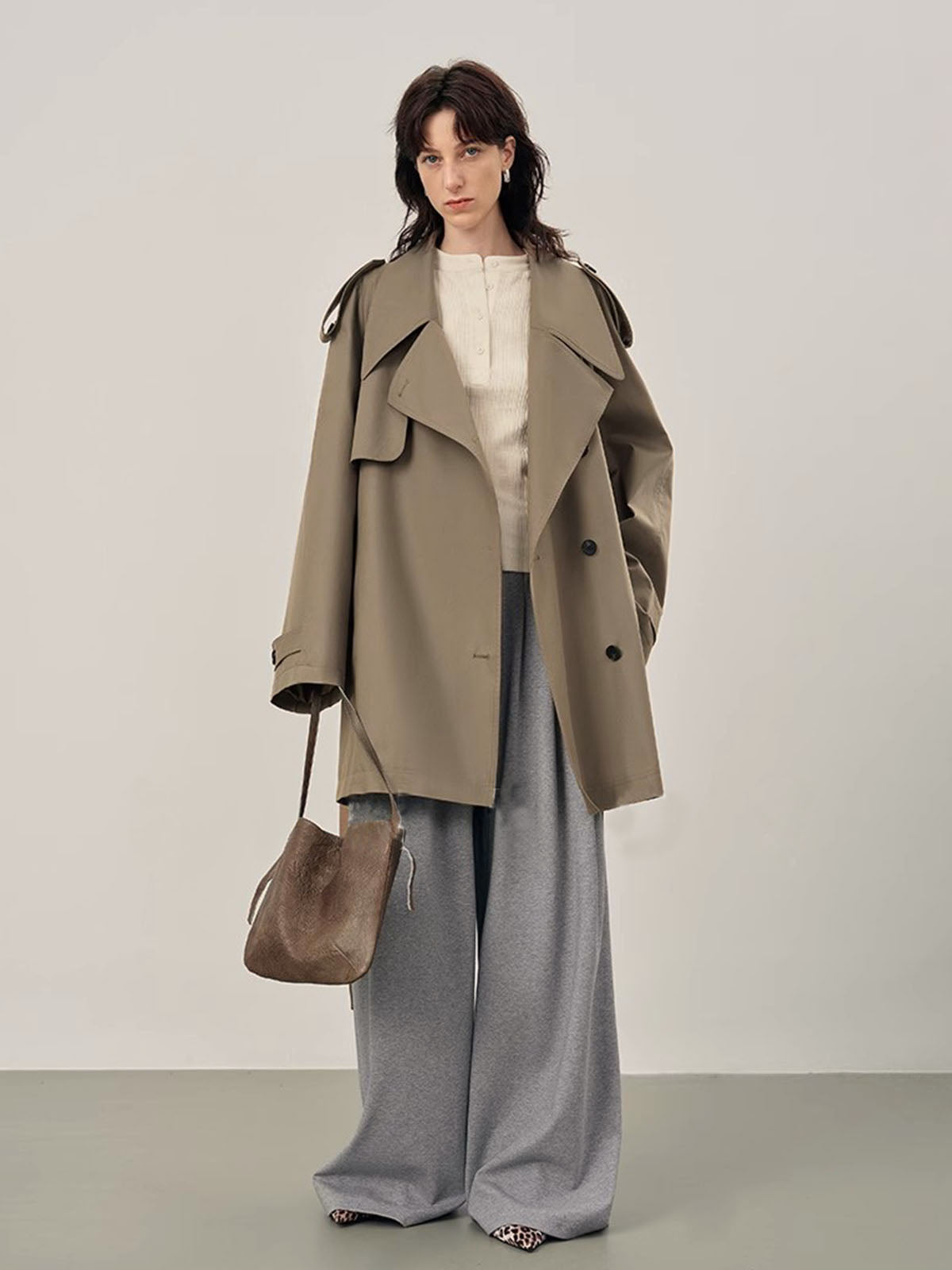 La Vie │ Trench-coat ample avec ceinture