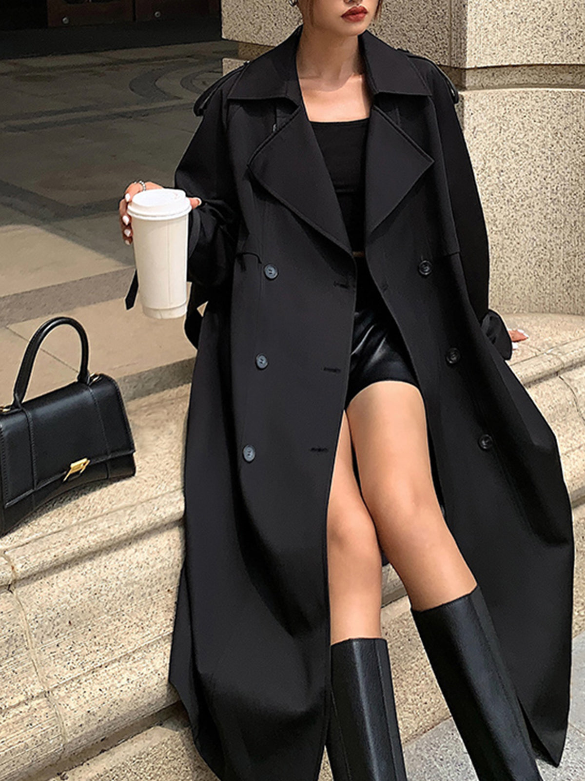 La Vie │ Manteau long trench