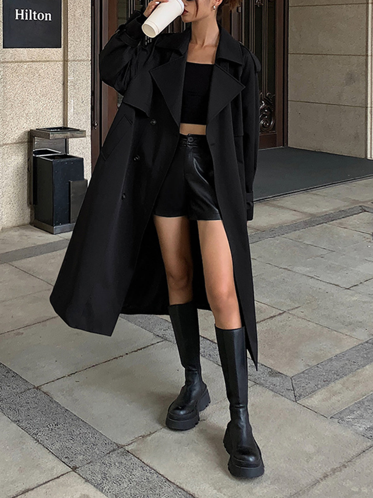 La Vie │ Manteau long trench