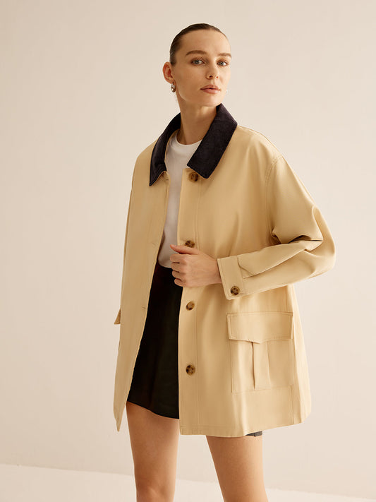 La Vie │ Veste à col boutonné