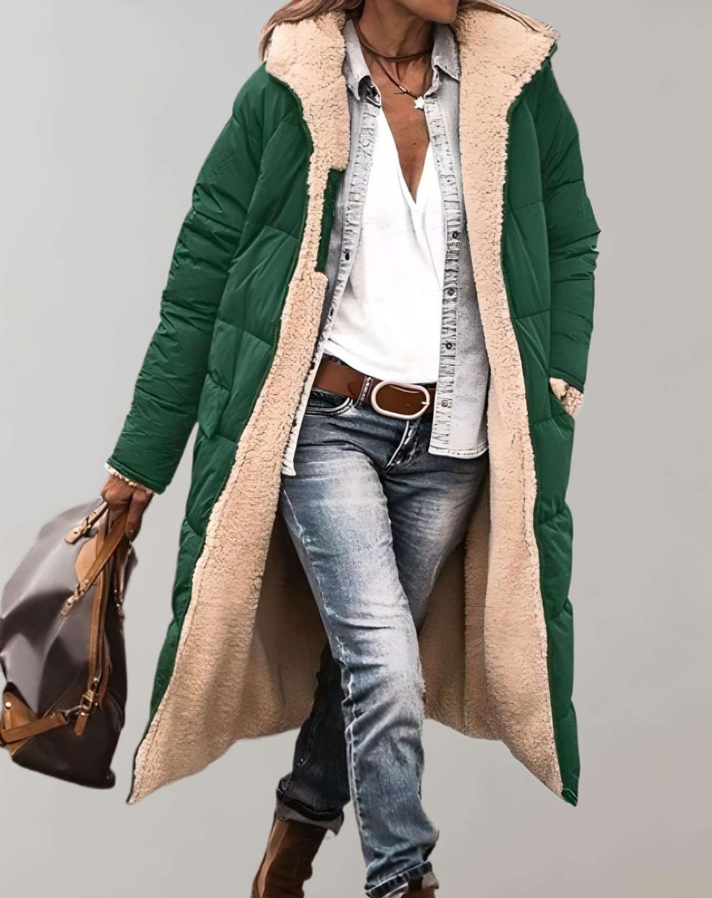 Silvia | Manteau Trench Chaud d'Hiver pour Femmes