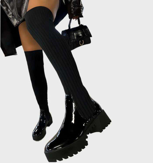 Chantal - Bottes Zippées Élégantes Et Imperméables Pour Femmes