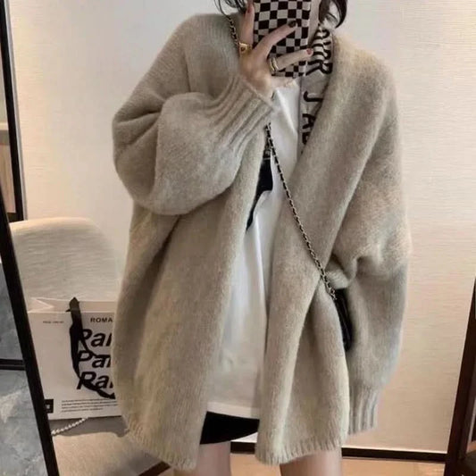 Cardigan en tricot élégant, confortable et chaud pour femme