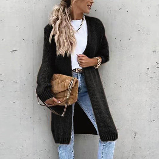 Cardigan mi-long élégant - Mavra