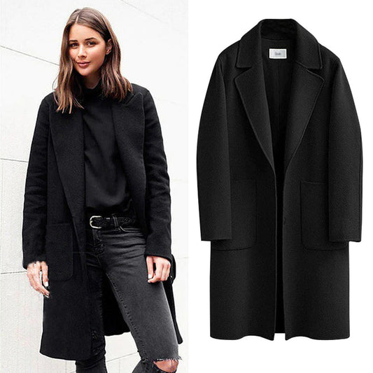 Manteau de couleur unie basique - Daytona