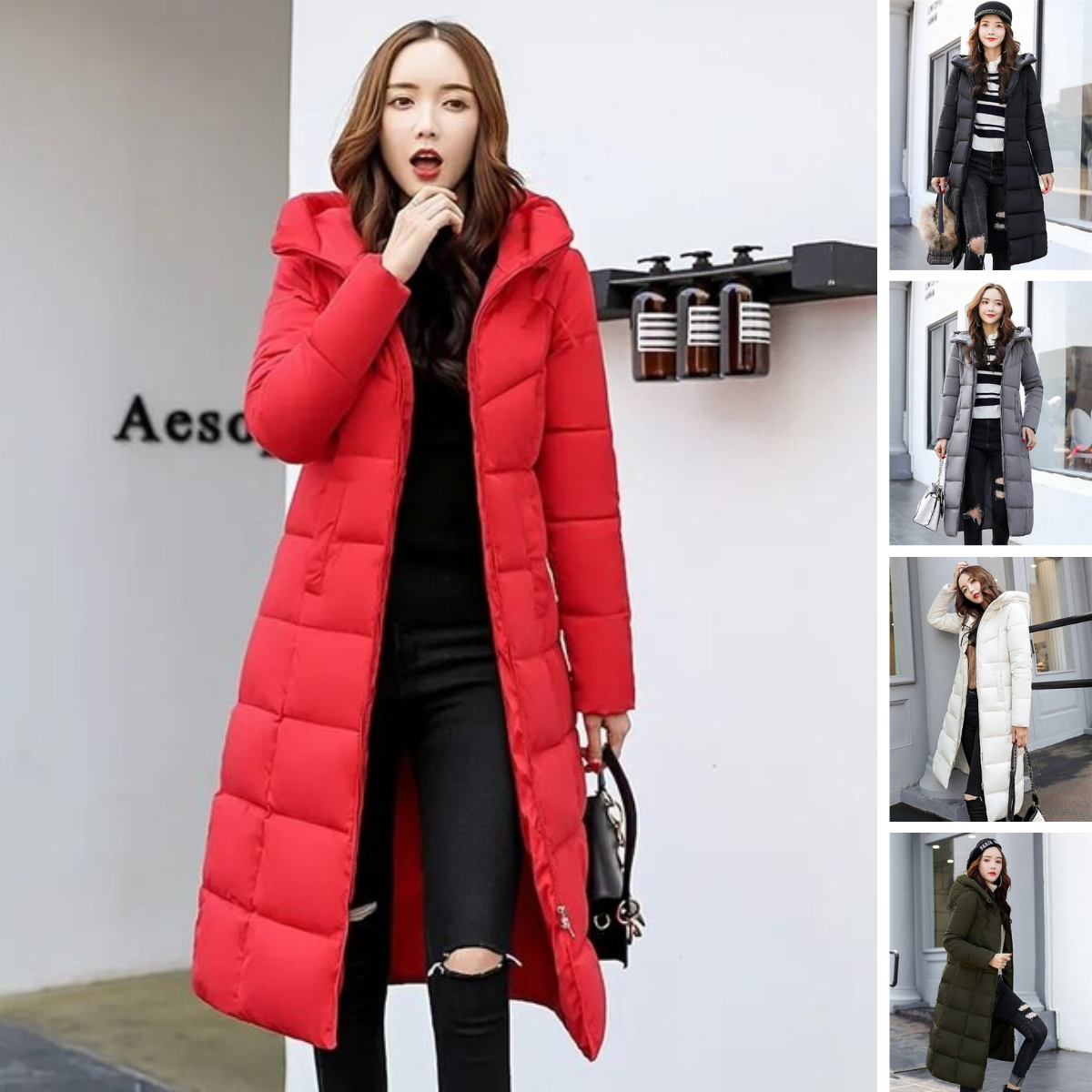Parka chaude et épaisse pour femme - Anahella