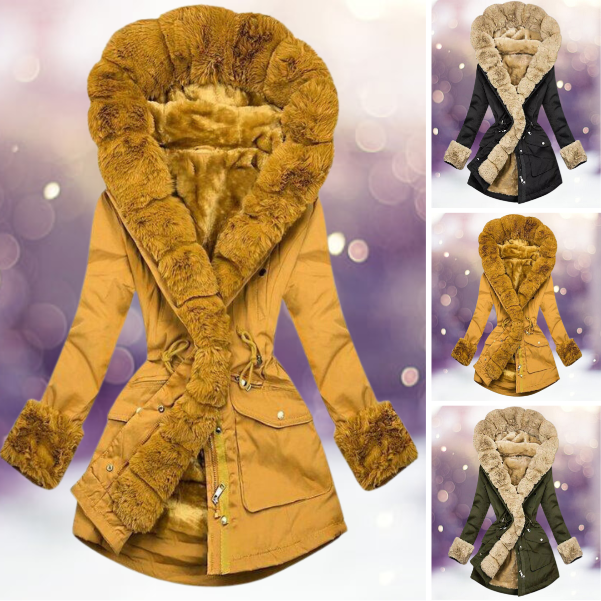 Veste d'hiver en peluche - Adalicia