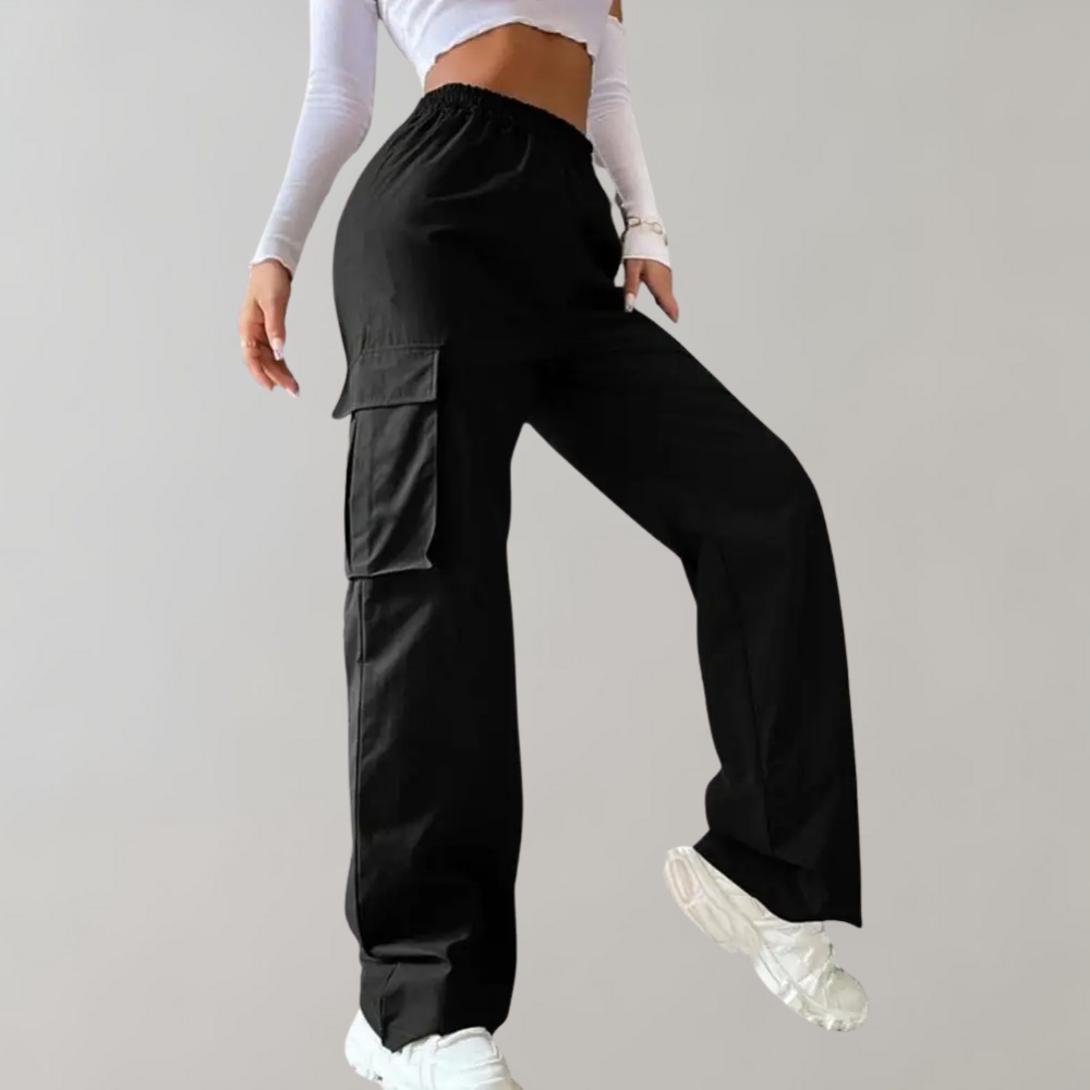 Nerine - Pantalon cargo àcoupe droite  pour femmes
