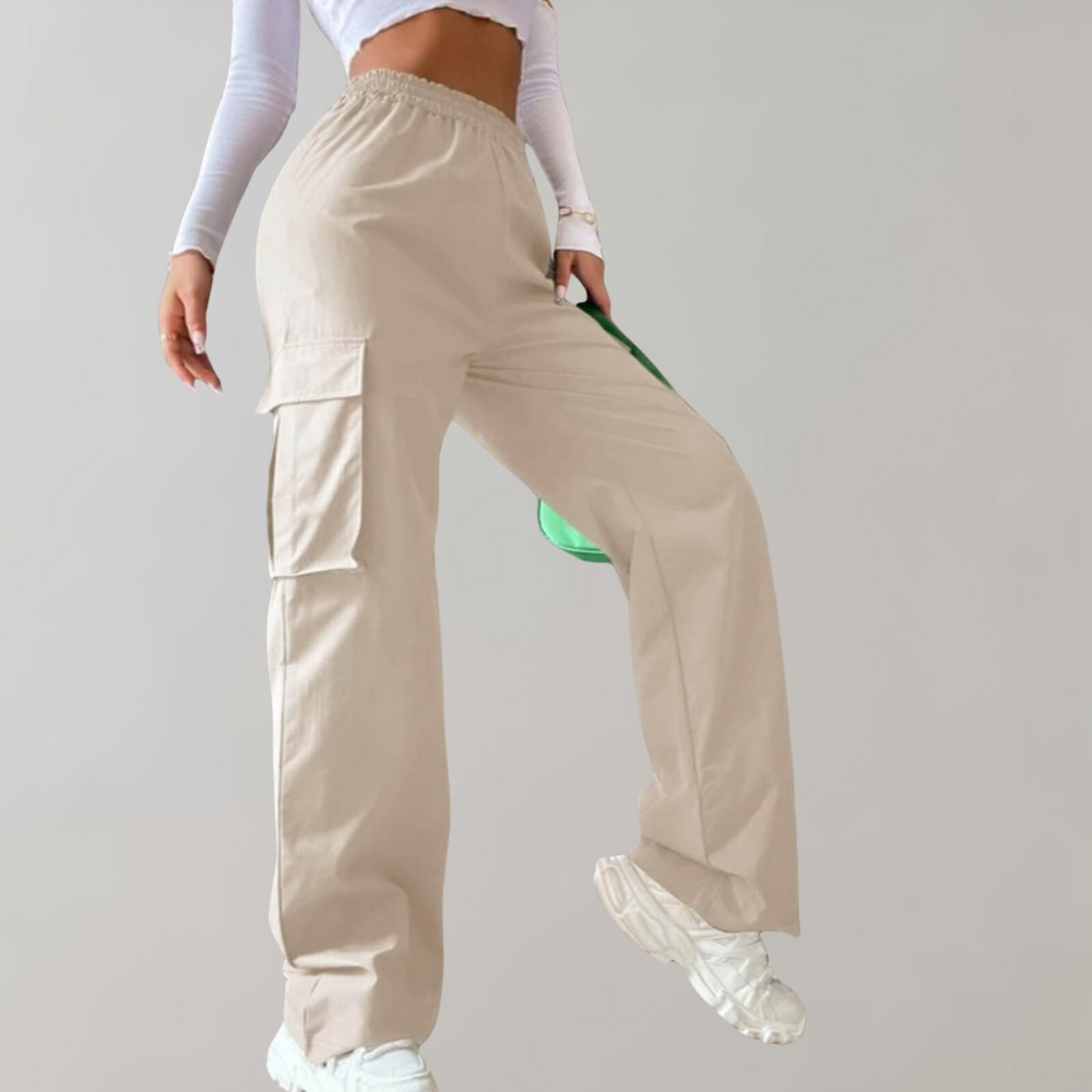 Nerine - Pantalon cargo àcoupe droite  pour femmes