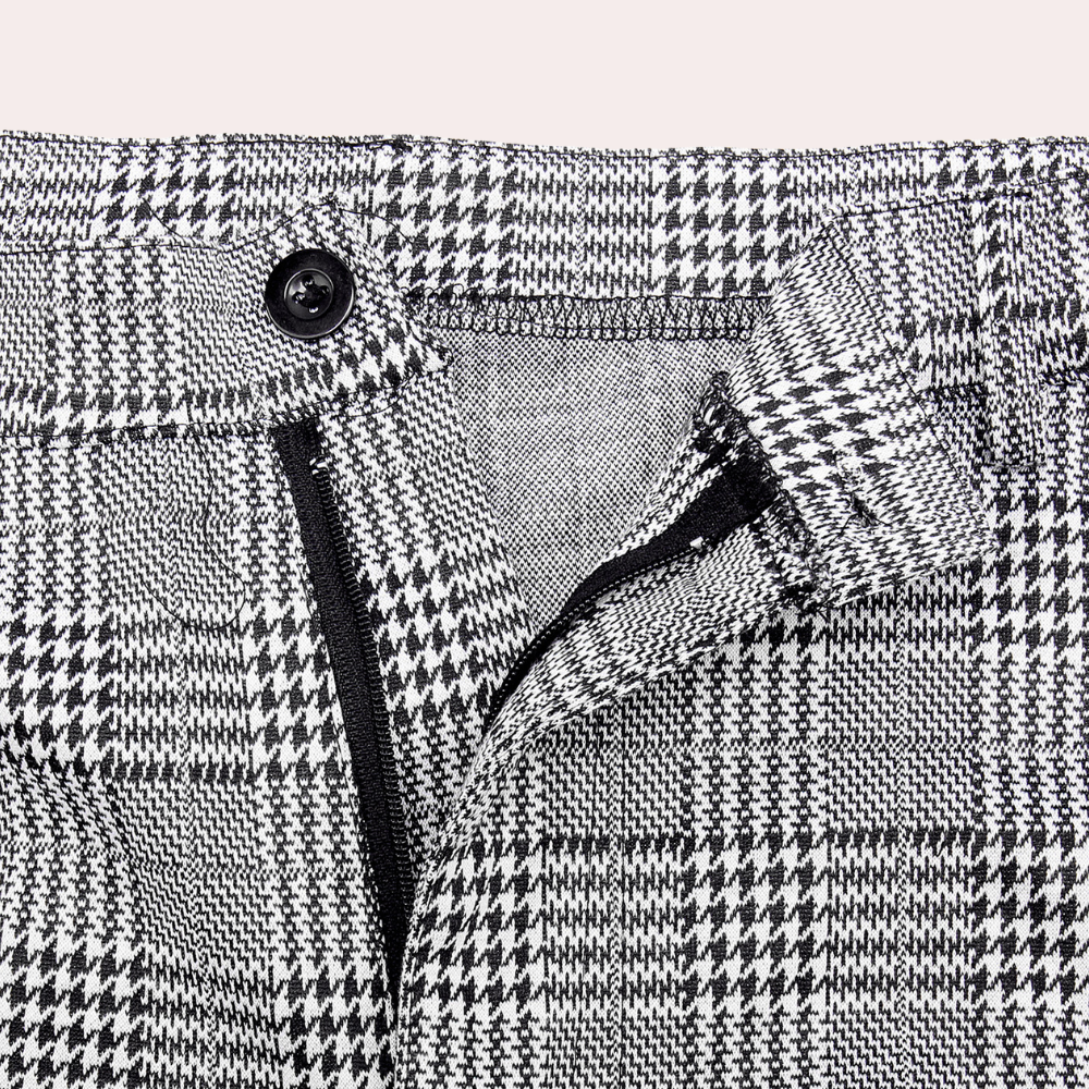 Anton - Pantalon à carreaux skinny pour hommes