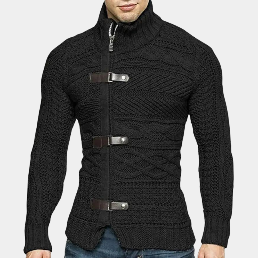 Ansel - Pull Col Roulé pour Hommes