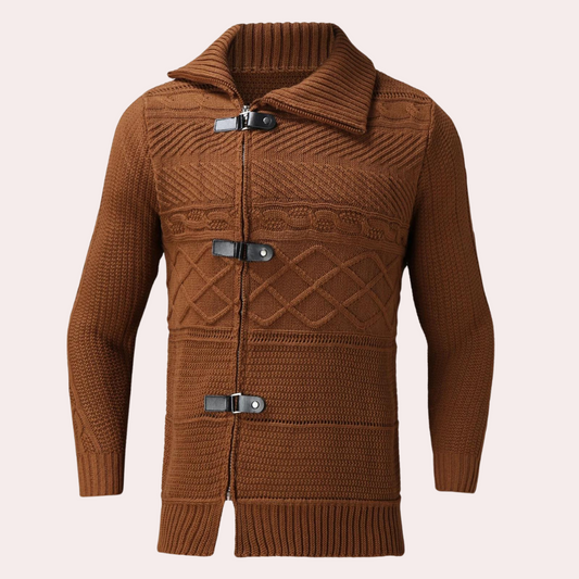 Ansel - Pull Col Roulé pour Hommes