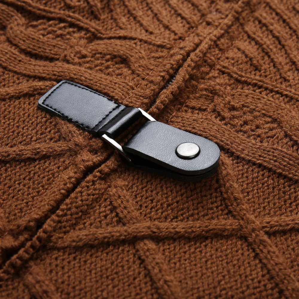 Ansel - Pull Col Roulé pour Hommes