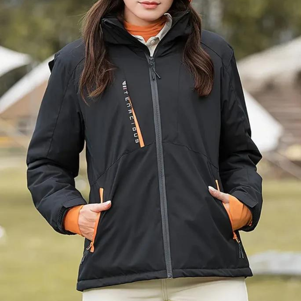 Gweneth - Veste confortable avec capuche élégante