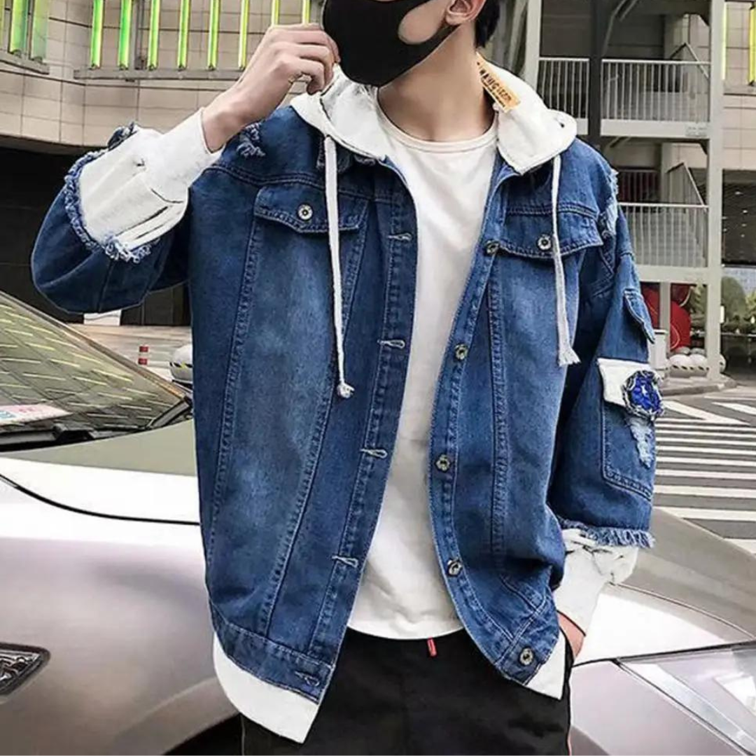 Quentin - Veste en Jean avec Capuche pour Hommes