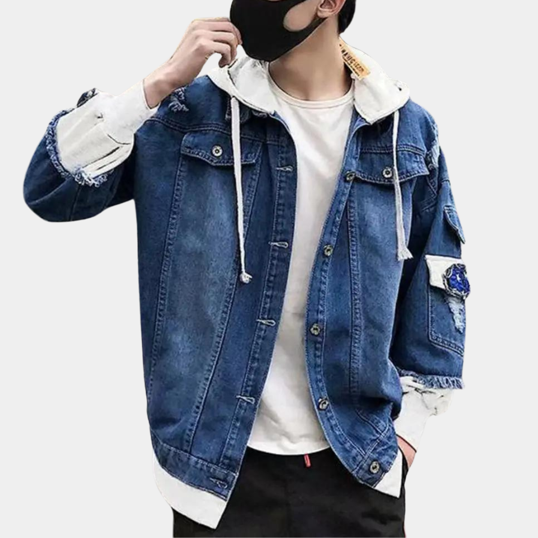 Quentin - Veste en Jean avec Capuche pour Hommes