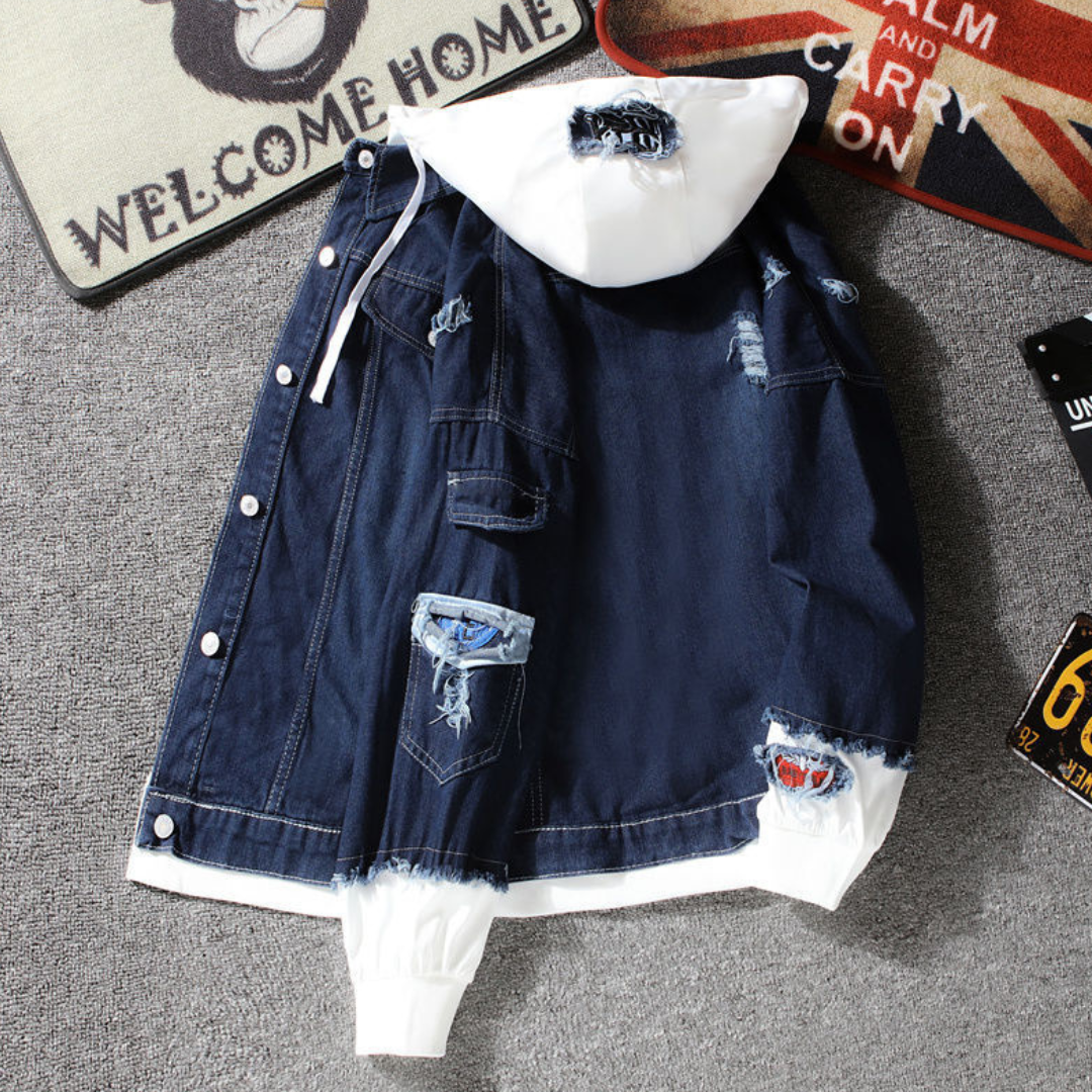 Quentin - Veste en Jean avec Capuche pour Hommes