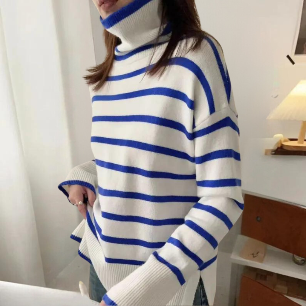 Clarice - Pull à Col Roulé Élégance intemporels