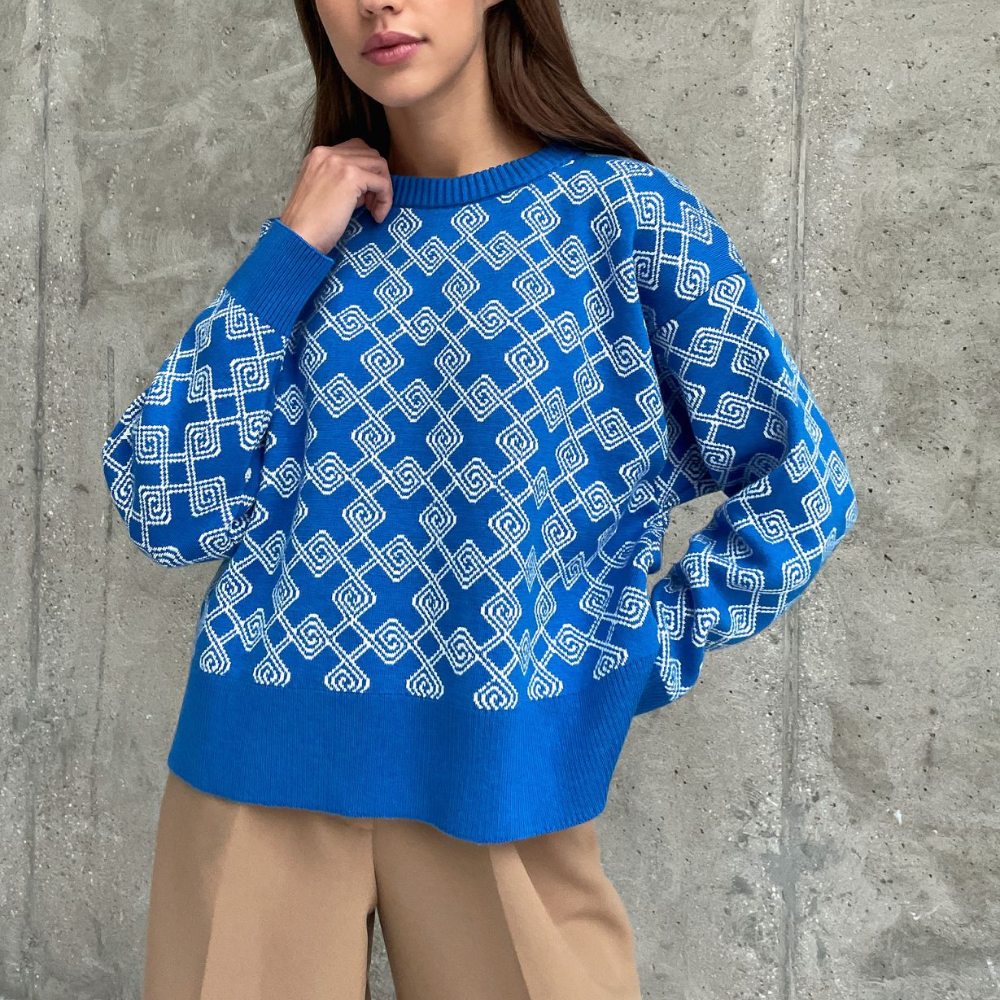 Ameyalli - Pull-over Tricoté pour femmes