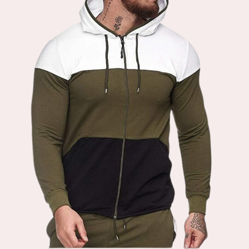 Alojz - Veste de Sport Zippée à Capuche pour Homme