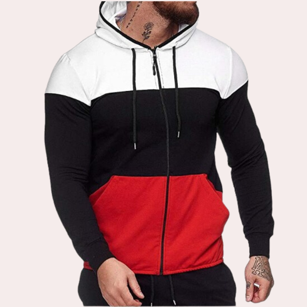 Alojz - Veste de Sport Zippée à Capuche pour Homme