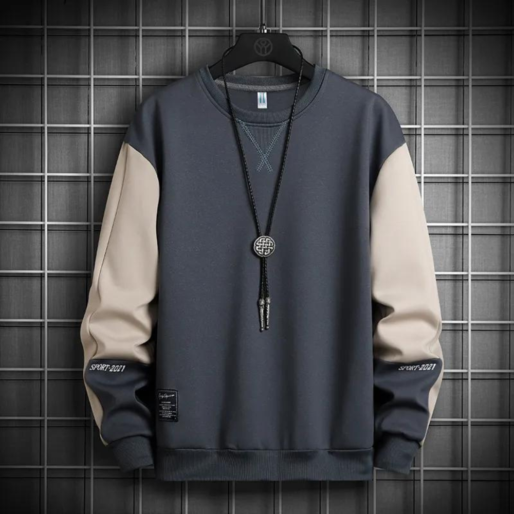 Alexandro - Sweat à Contraste de Couleurs pour Hommes