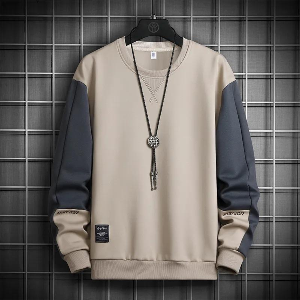 Alexandro - Sweat à Contraste de Couleurs pour Hommes