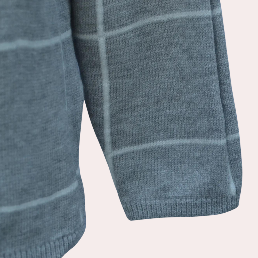 Elda - Pull à carreaux tendance pour femmes