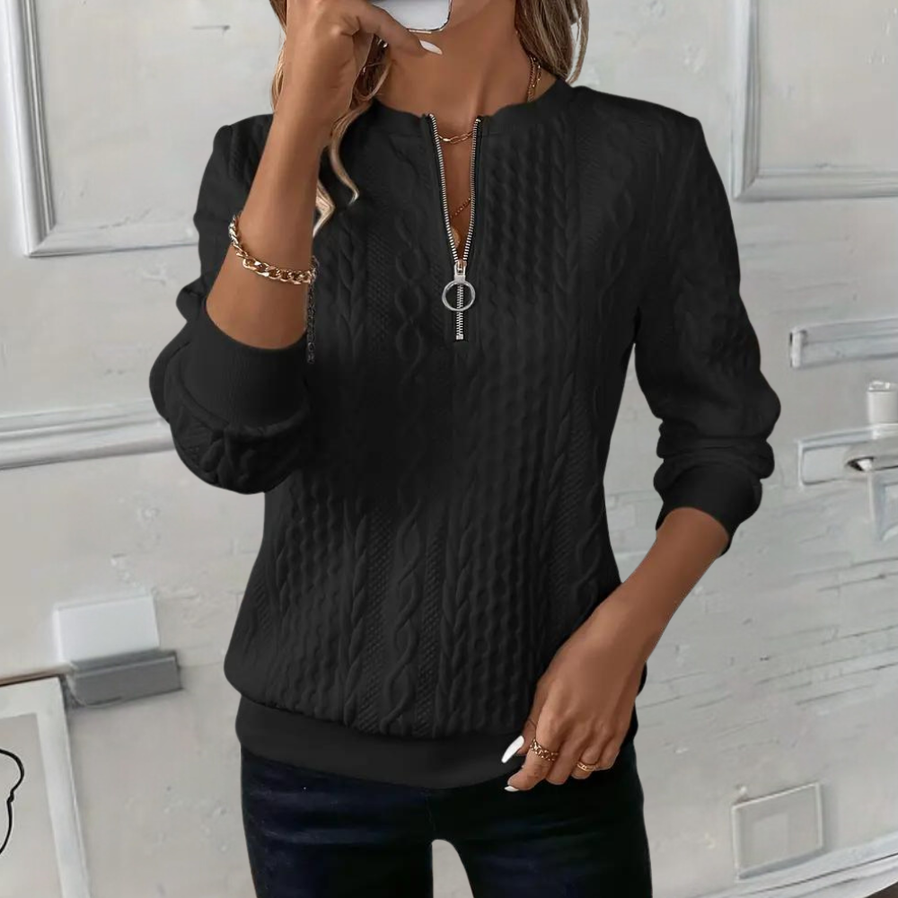 Anoushka - Pull texturé tendance pour femmes