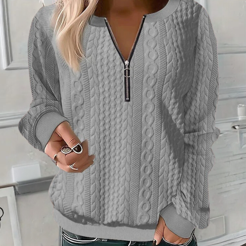 Anoushka - Pull texturé tendance pour femmes