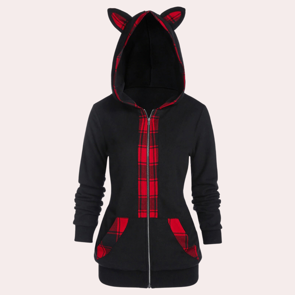 Elektra - Veste Chaude avec Oreilles de Chat pour Femmes