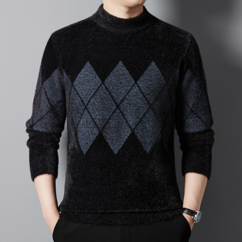 Porteur - Elégant pull tricoté pour homme