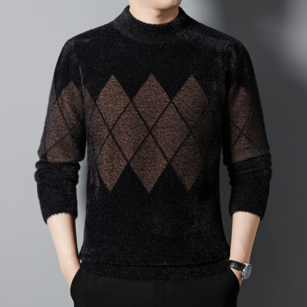 Porteur - Elégant pull tricoté pour homme