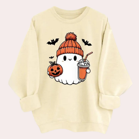Dominika - Sweat-Shirt Halloween Confortable pour Femmes