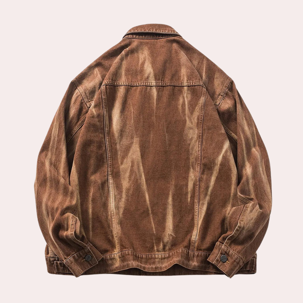 George - Manteau en denim élégant et vintage pour hommes