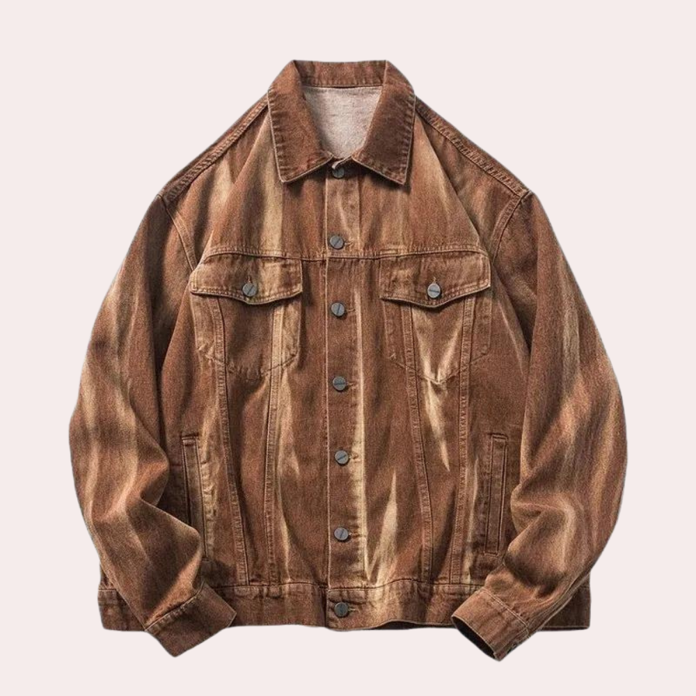 George - Manteau en denim élégant et vintage pour hommes