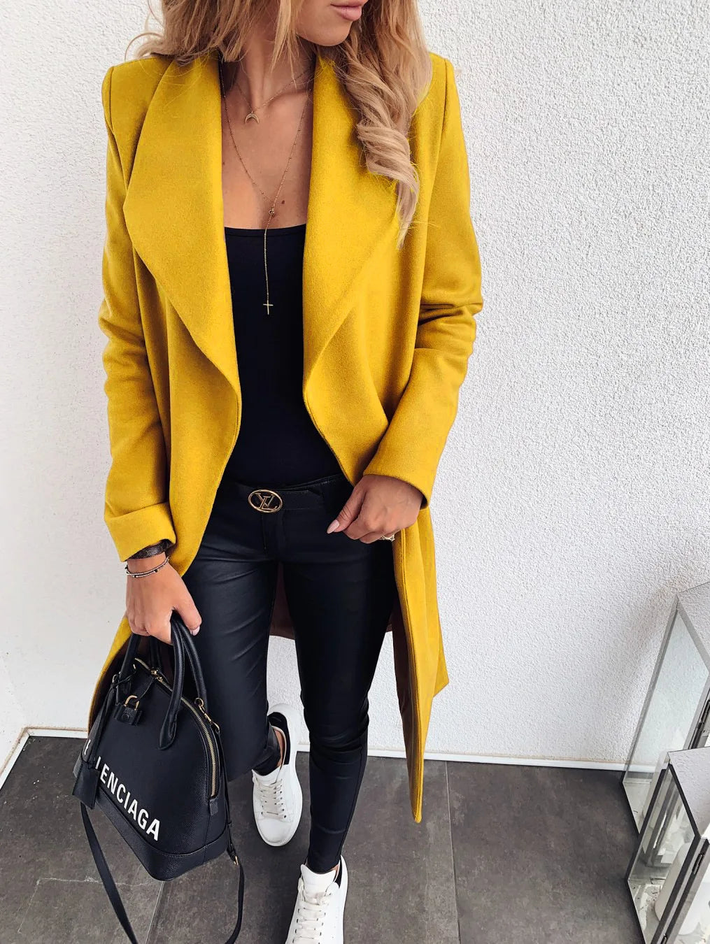 NANCY - Manteau mi-long en laine