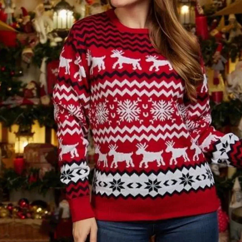 Alex & Mia - Pulls de Noël Assortis pour Couples