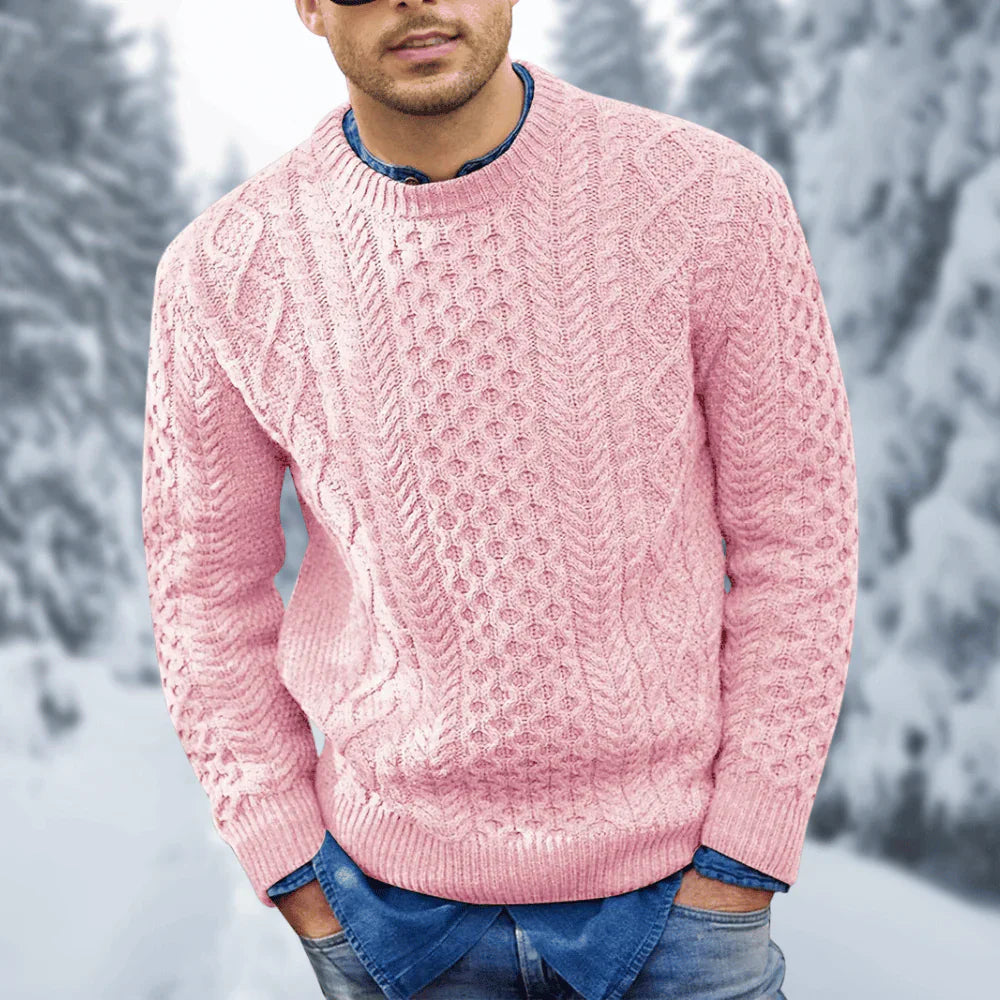Pull tricoté chaud pour homme - Ares