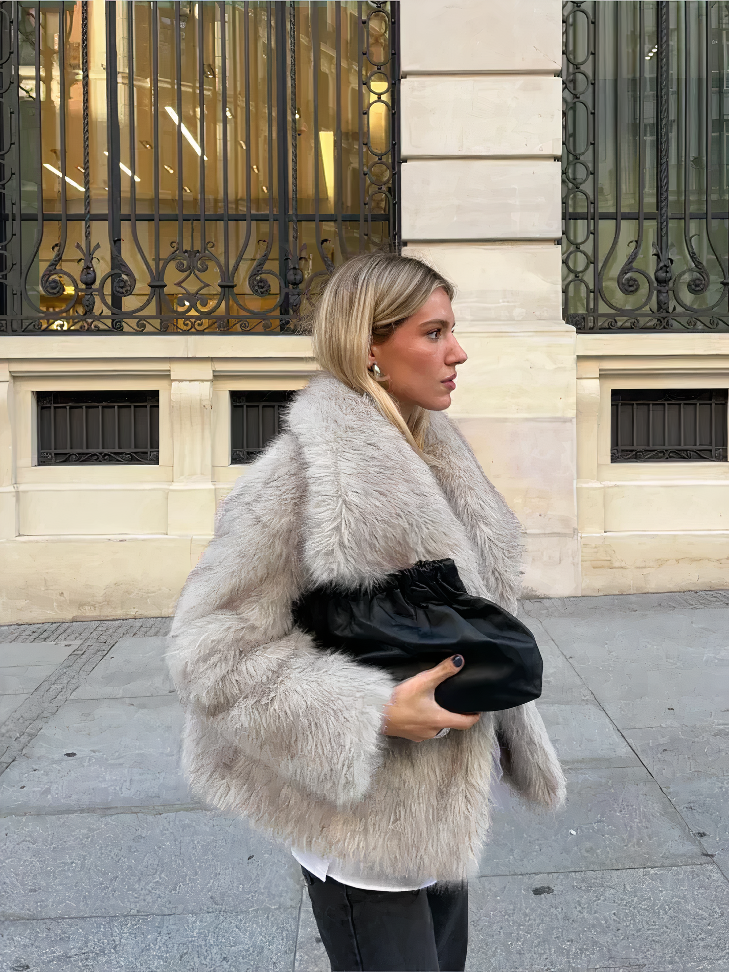 ELLEN - Manteau hiver stylé et moelleux