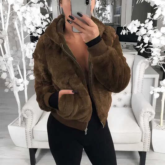 Veste d'hiver chaude à fermeture éclair - Roise