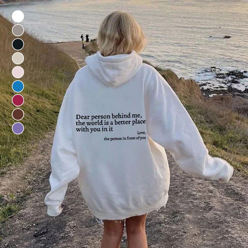 Jayne - Hoodie "Dear Person Behind Me" pour Femmes