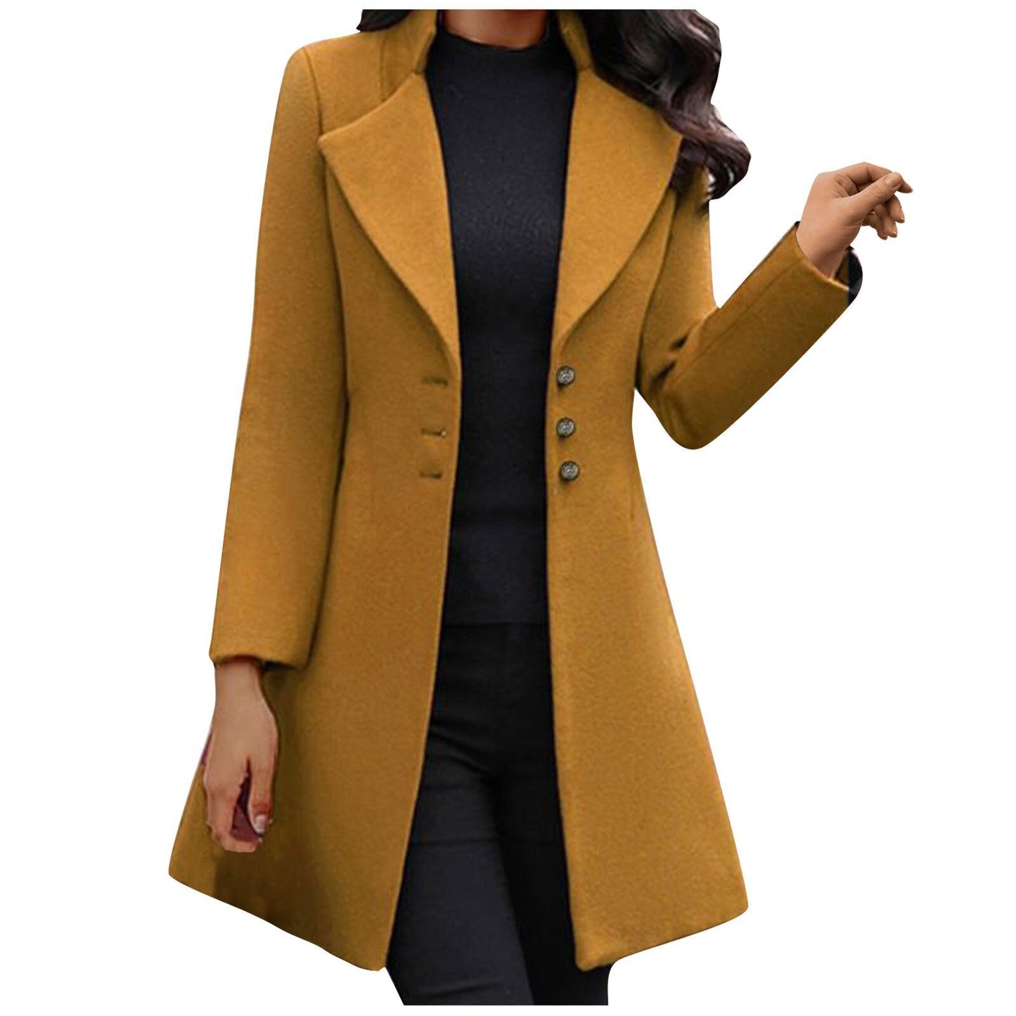 Superbe manteau pour femme avec boutons