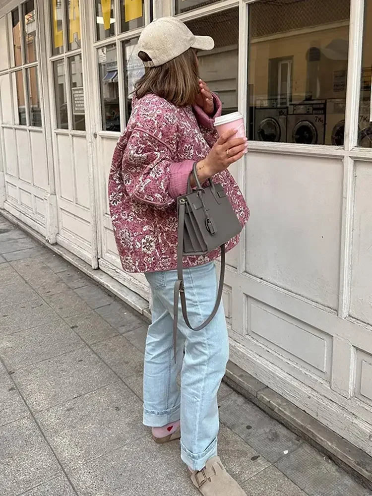 Lucille - Veste à imprimé floral