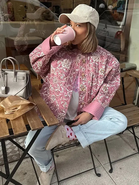 Lucille - Veste à imprimé floral